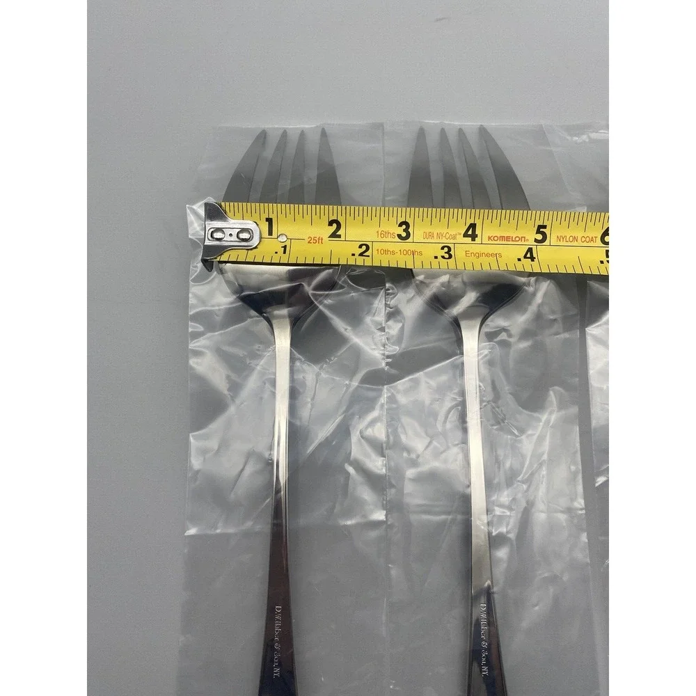 D.W Haber & Son. NY Serving Forks 11-3/4